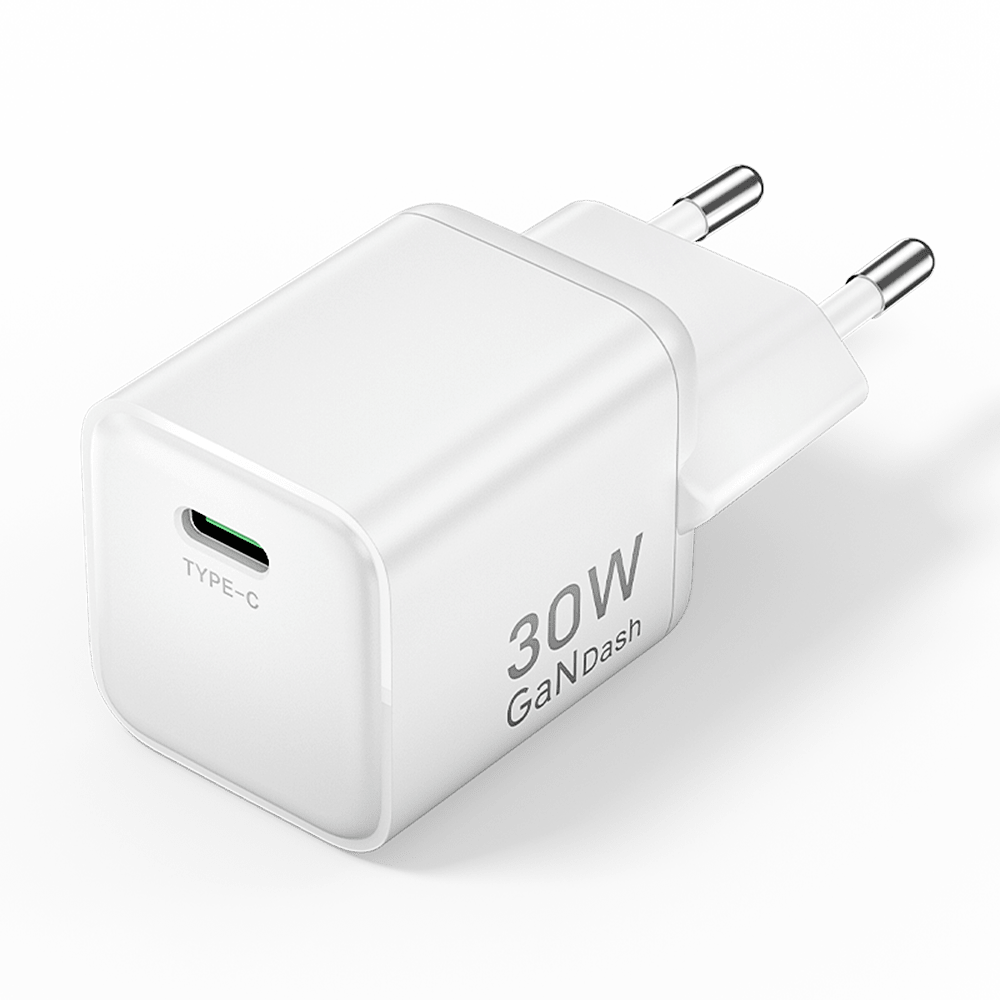 Vention 1-Port USB-C GaN Charger (30W) EU-Plug