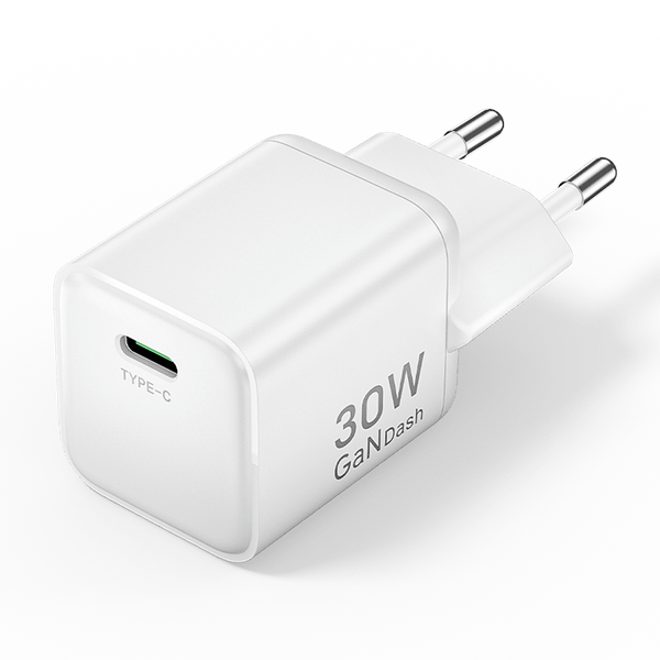 Vention 1-Port USB-C GaN Charger (30W) EU-Plug