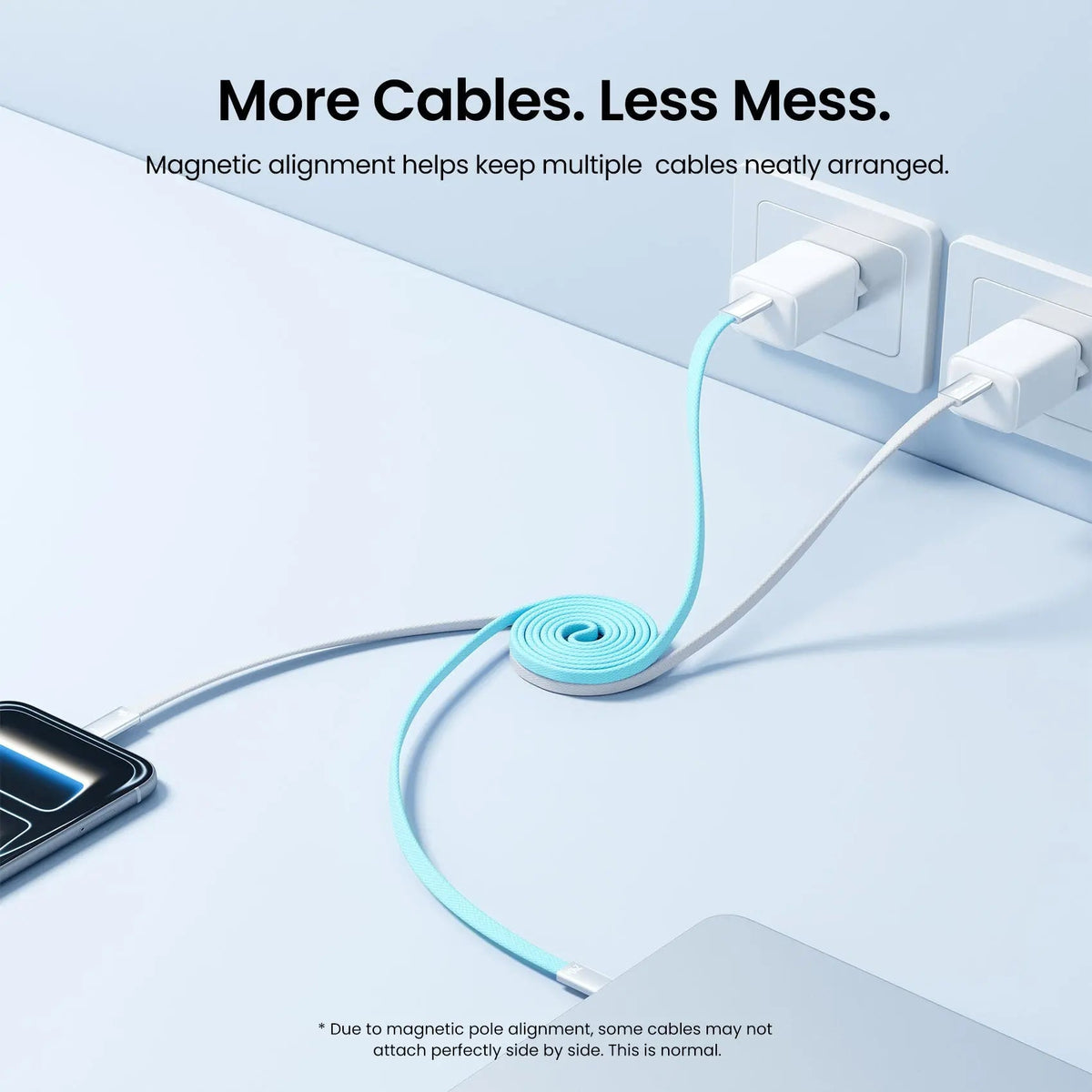 240W USB-C Slim Magnetic Fast Charging Cable