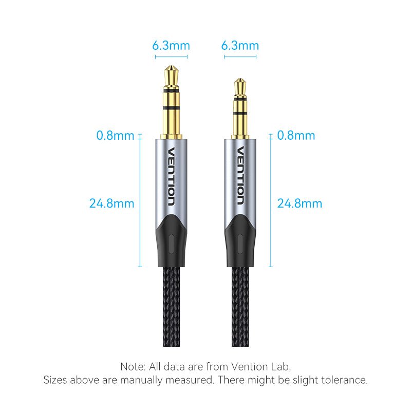 Vention 3.5mm Male to 2.5mm Male Audio Cable