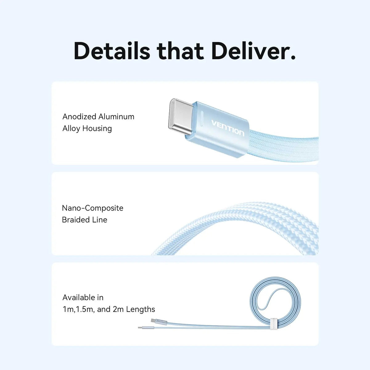 Vention USB 2.0 Type-C Cable