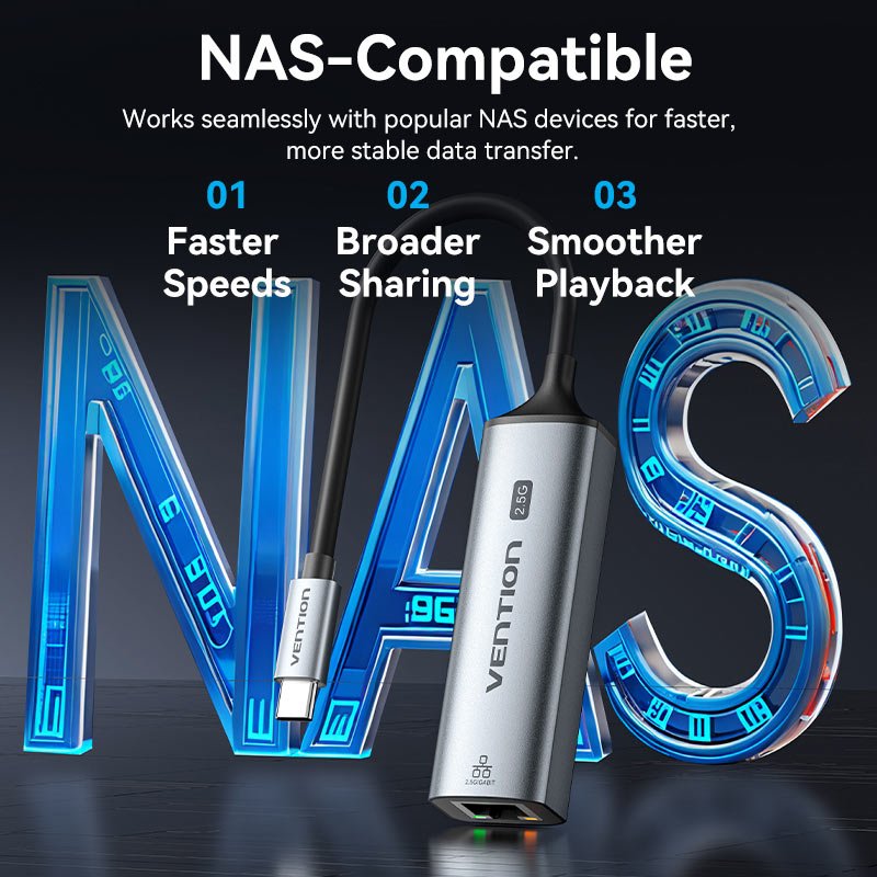 Vention USB-C to 2.5G Ethernet Adapter