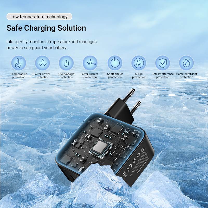 Vention 4-Port USB (C + C + C + A) GaN Charging Kit (140W/140W/30W/30W) EU-Plug