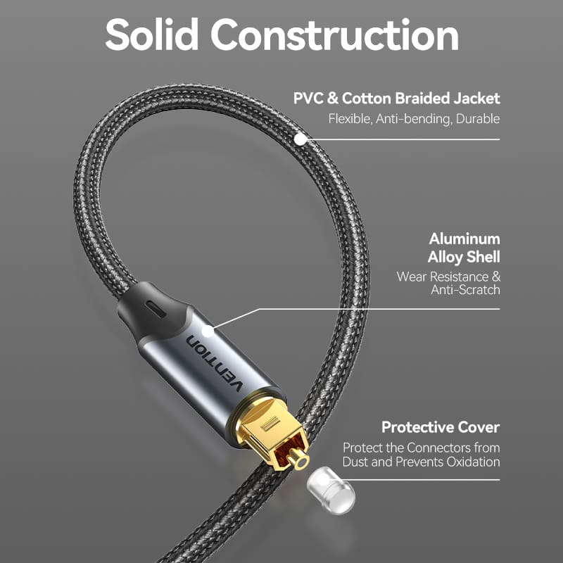 Optical Fiber Audio Cable