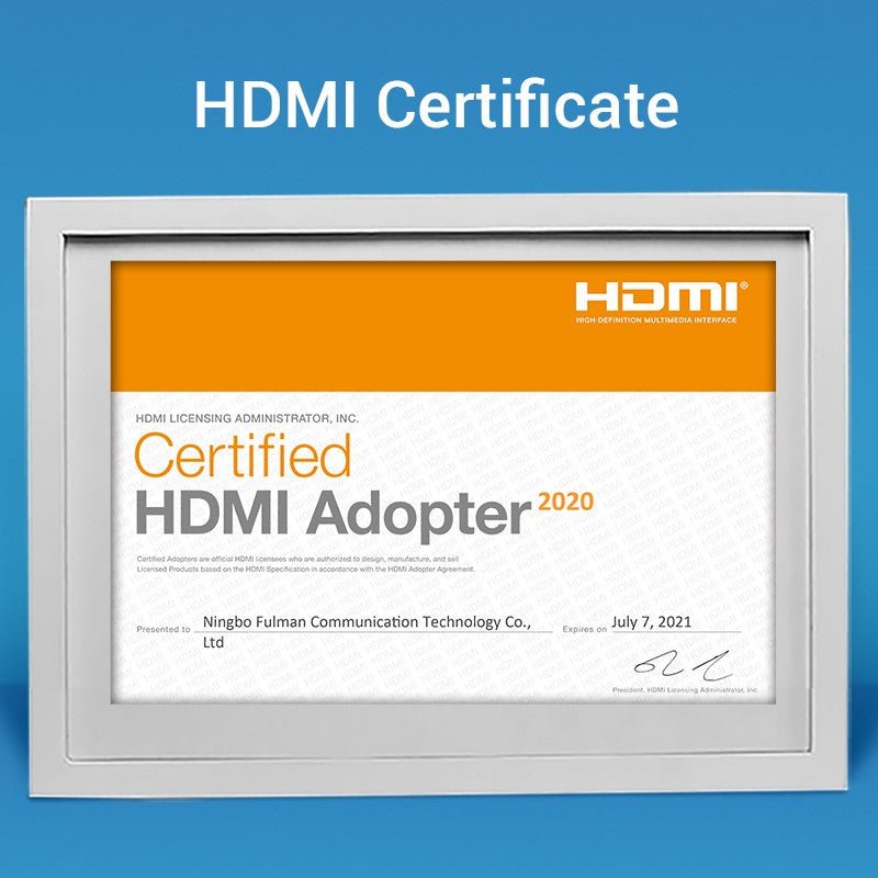 Vention HDMI™ 90 Degree Male to Female Adapter Black