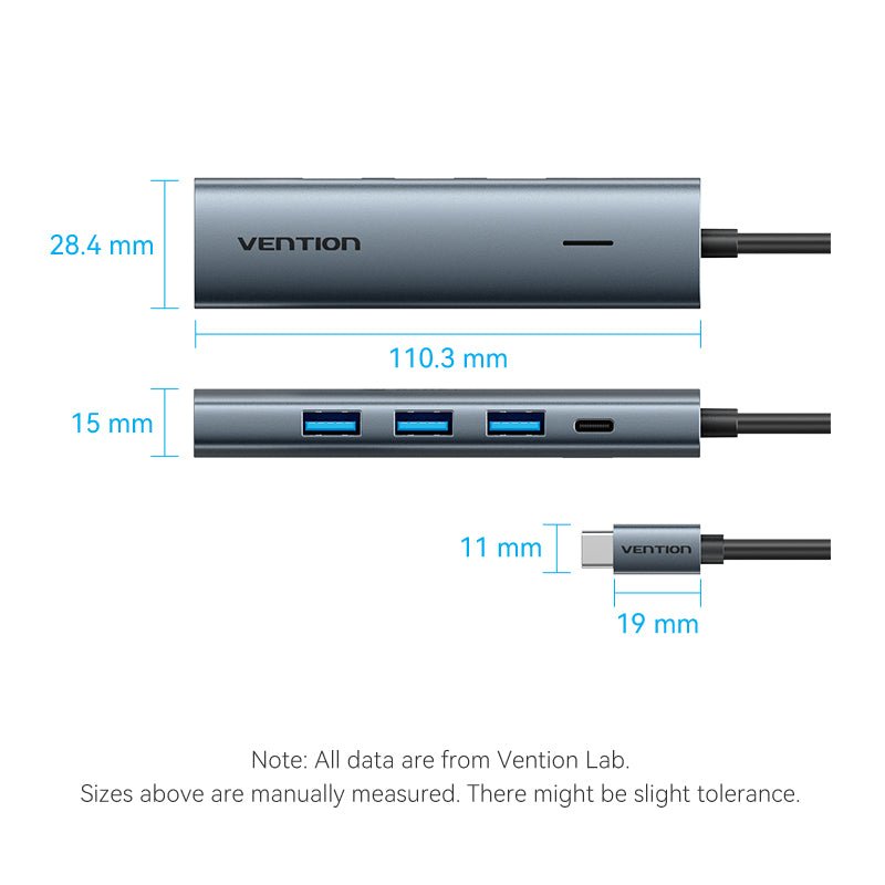 Vention 5-in-1 USB-C Hub