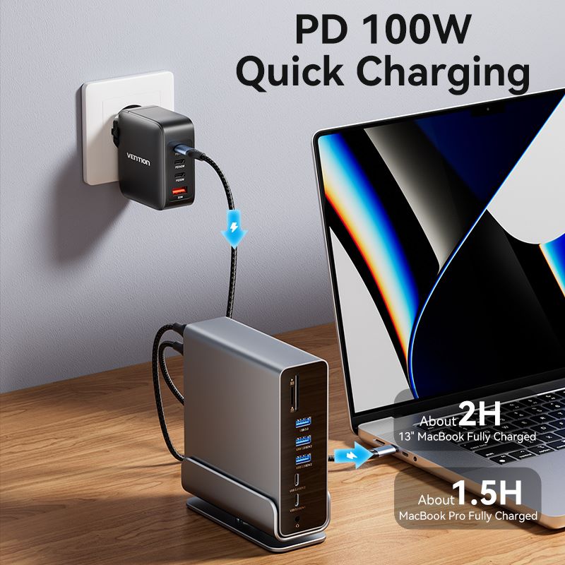 Vention 15-in-1 USB-C MST Docking Station