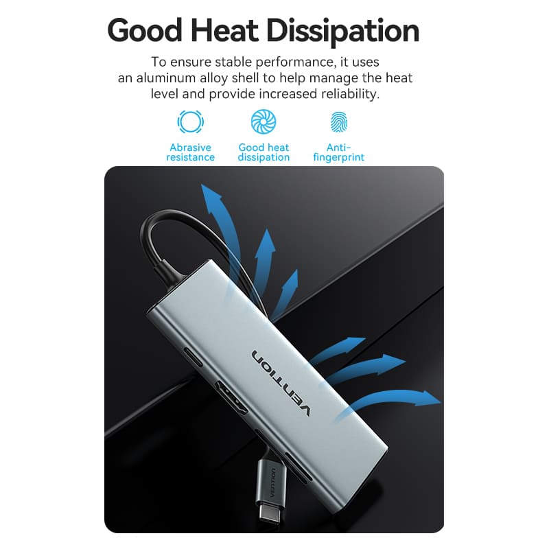 Vention 7-in-1 USB-C Docking Station
