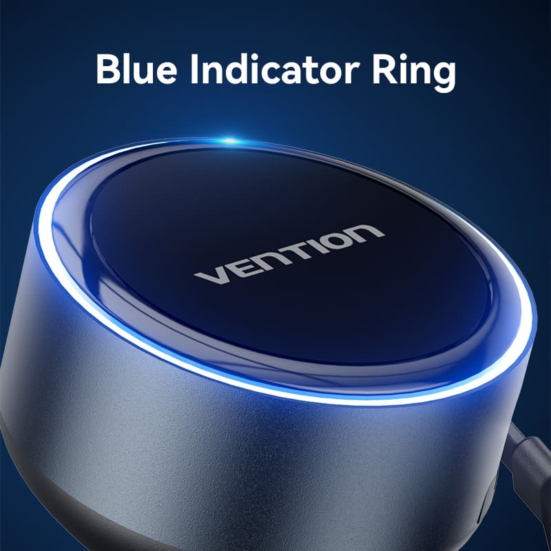 Vention Car Charger with Built-In Cable