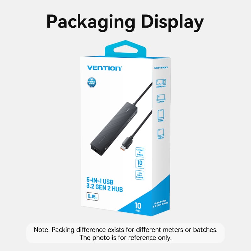Vention 5-in-1 USB 3.2 Gen 2 Hub