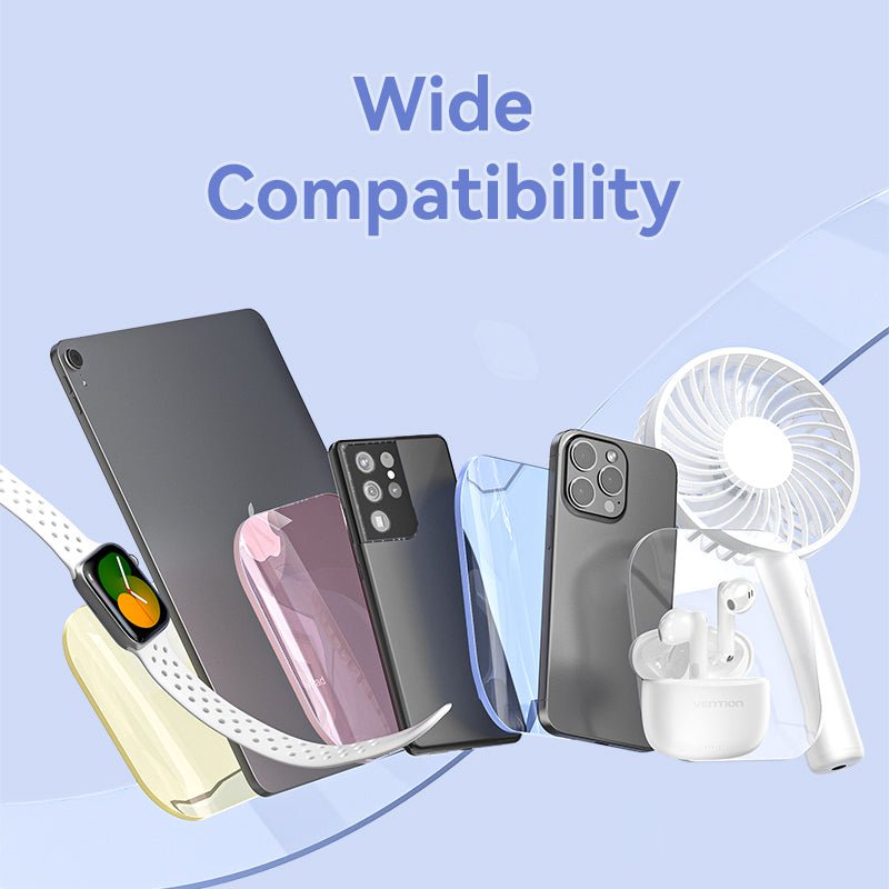 Vention 5000mAh Power Bank Compact with Built-in Cable——On Promotion