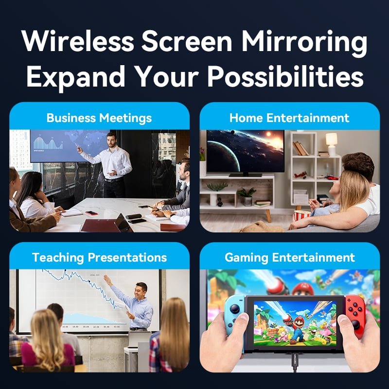 Vention Wireless USB-C to HDMI™ Transmitter and Receiver