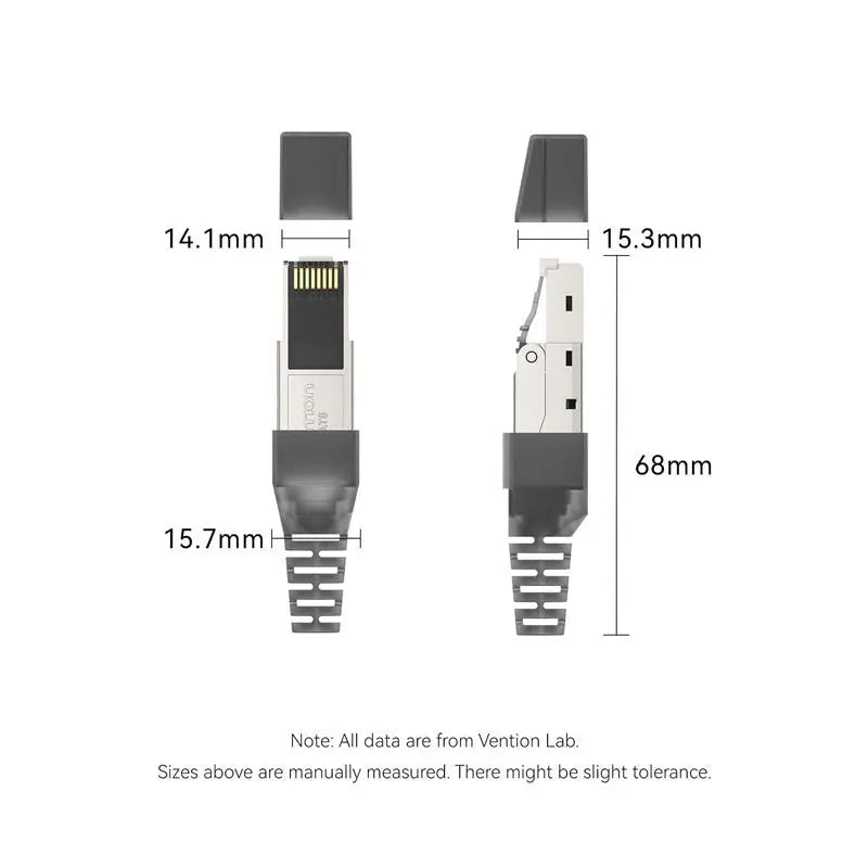 Vention Cat8 Shielded RJ45 Modular Plug