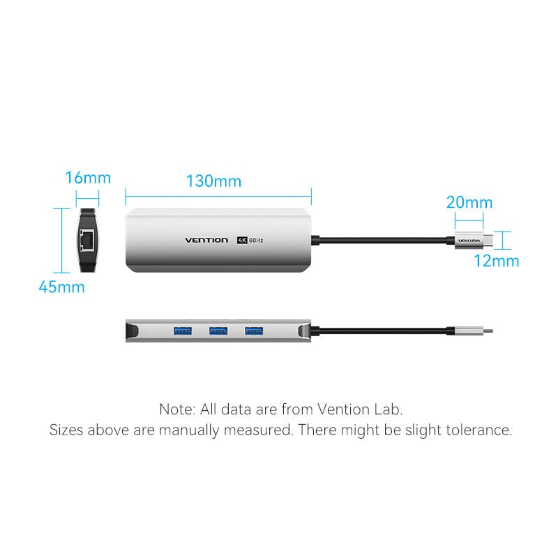Vention 8-in-1 USB-C Docking Station