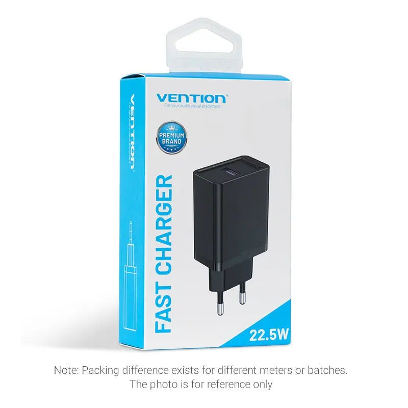 Vention 1-Port USB Wall Charger 22.5W EU-Plug
