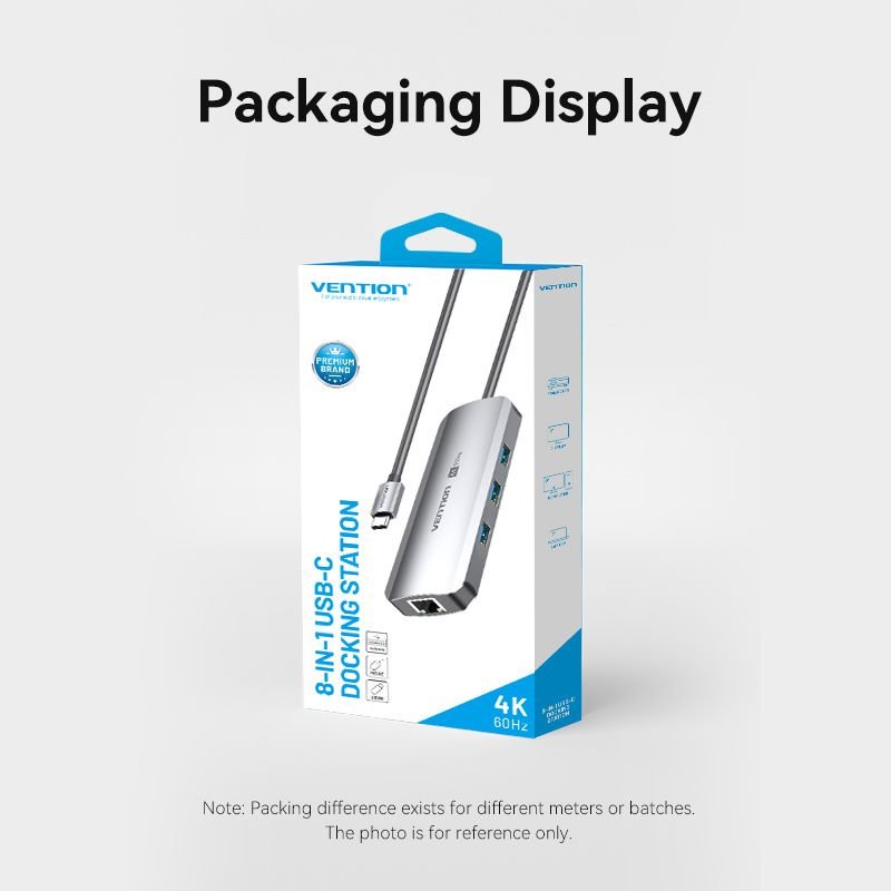 Vention 8-in-1 USB-C Docking Station