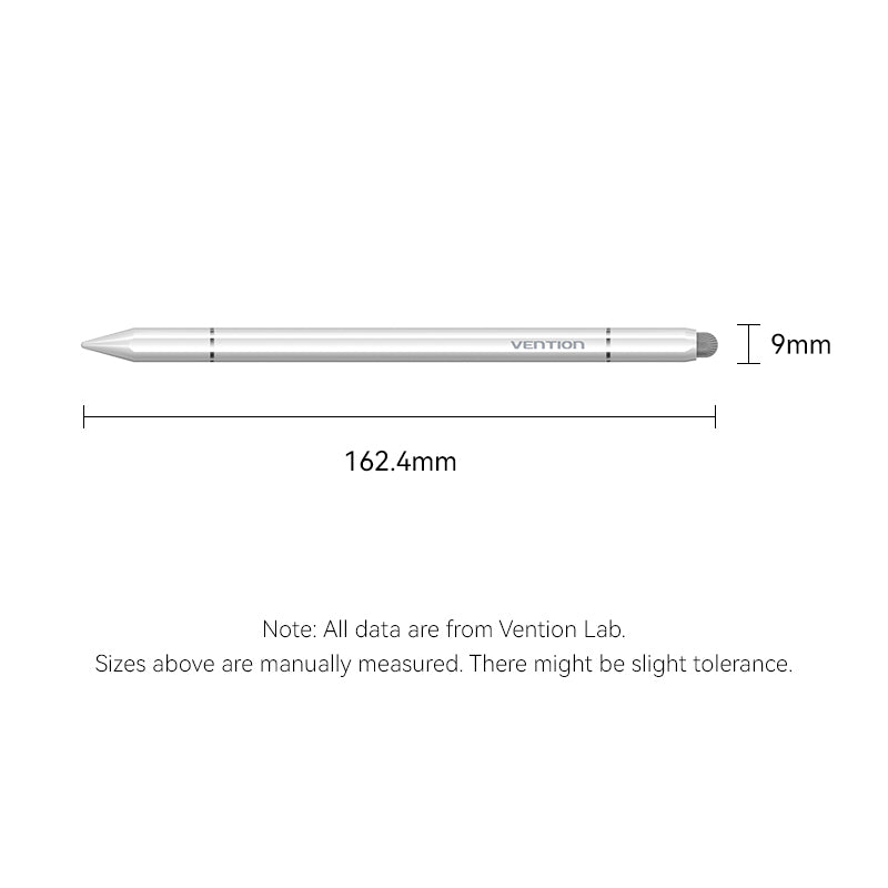 Vention 3-in-1 Magnetic Stylus Pen White Aluminum Alloy Type