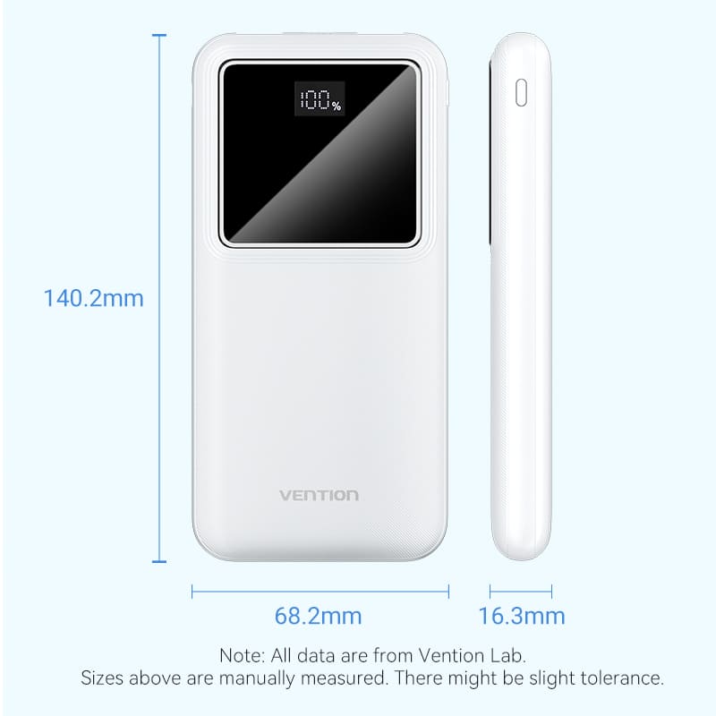 Vention 10000mAh Power Bank 22.5W