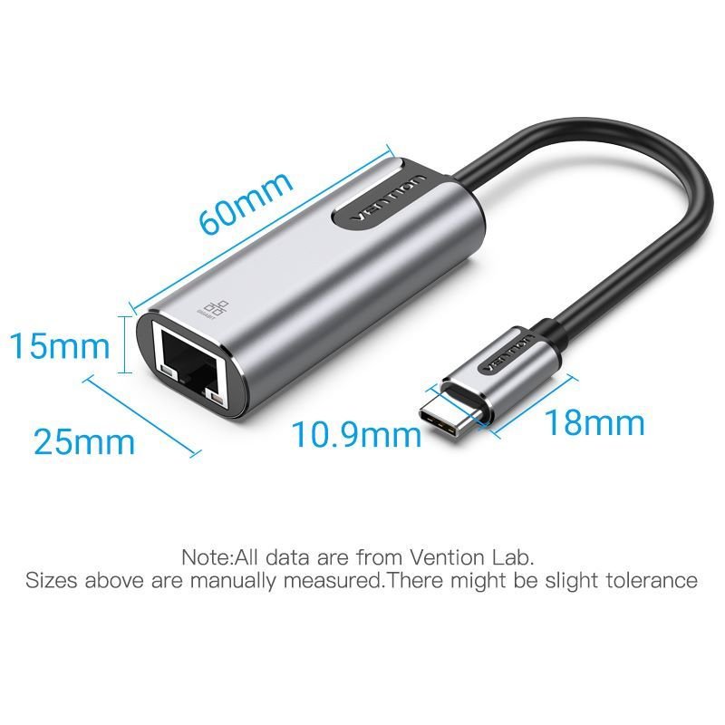 Vention USB-C to Gigabit Ethernet Adapter