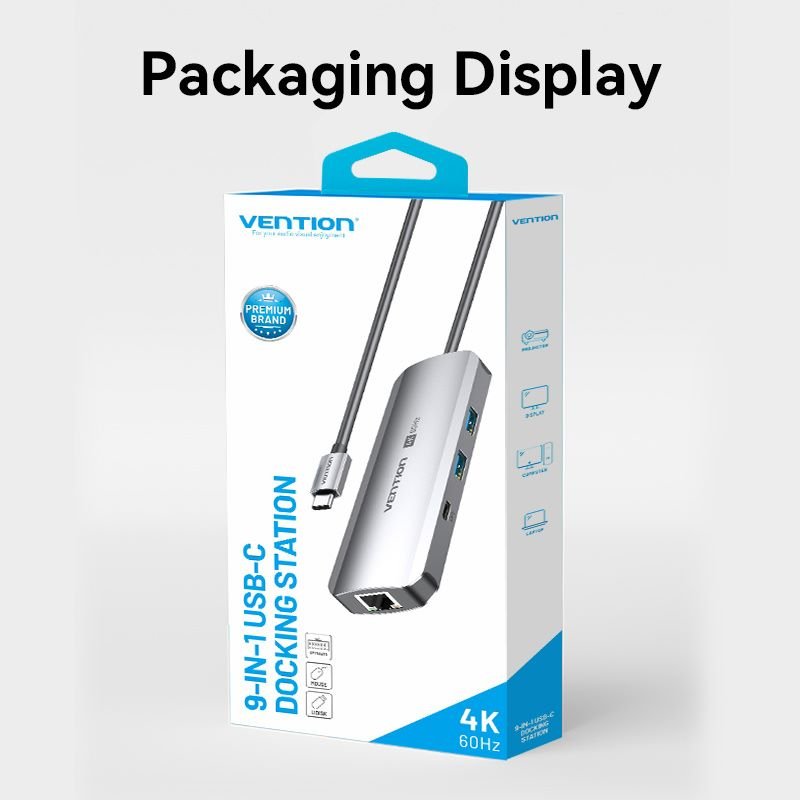Vention 9-in-1 USB-C Docking Station