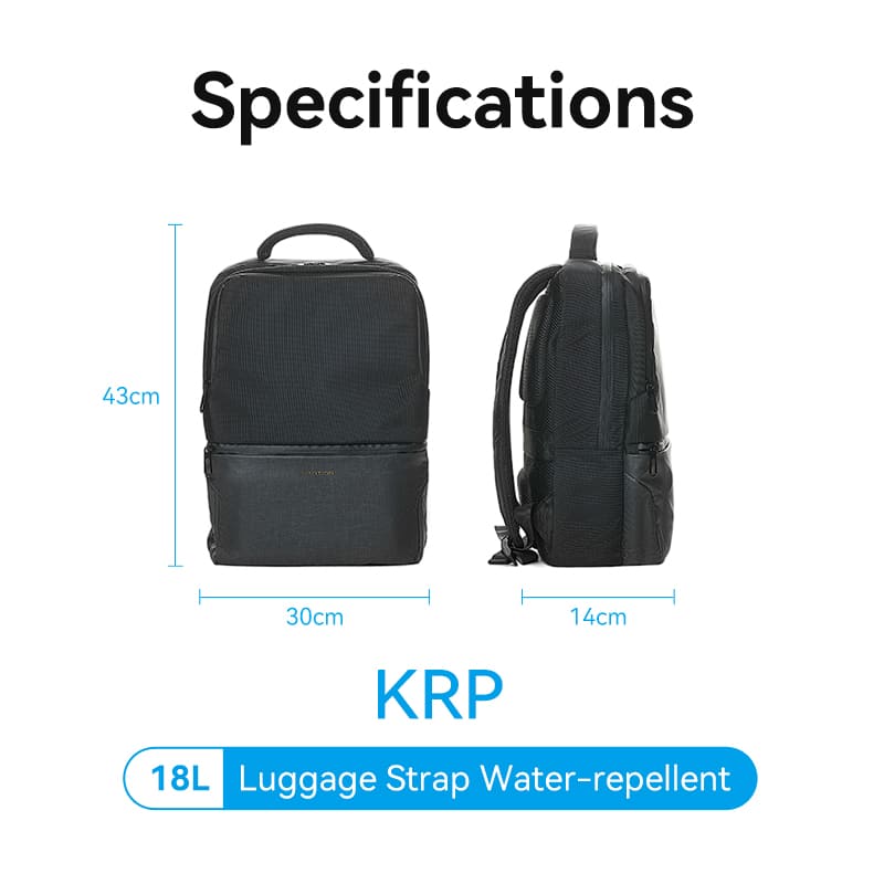 Vention Water-Repellent Laptop Backpack Black