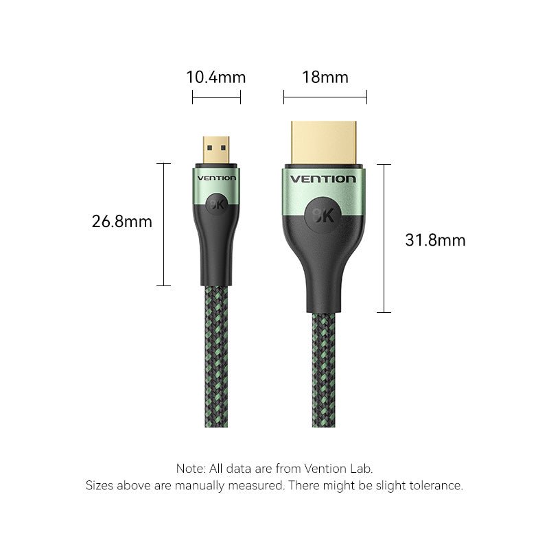 Vention HDMI™-D to HDMI™-A Cable