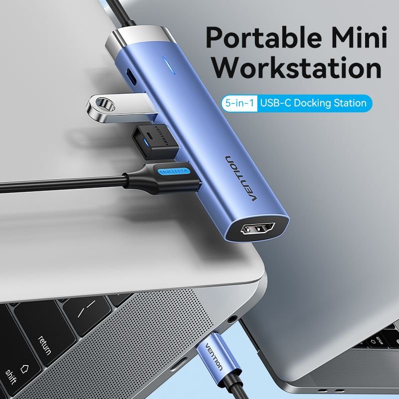 Vention  5-in-1 USB-C Docking Station