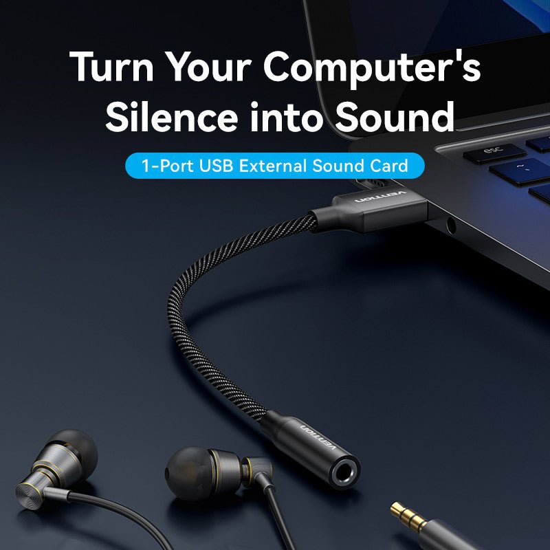 Vention USB External Sound Card