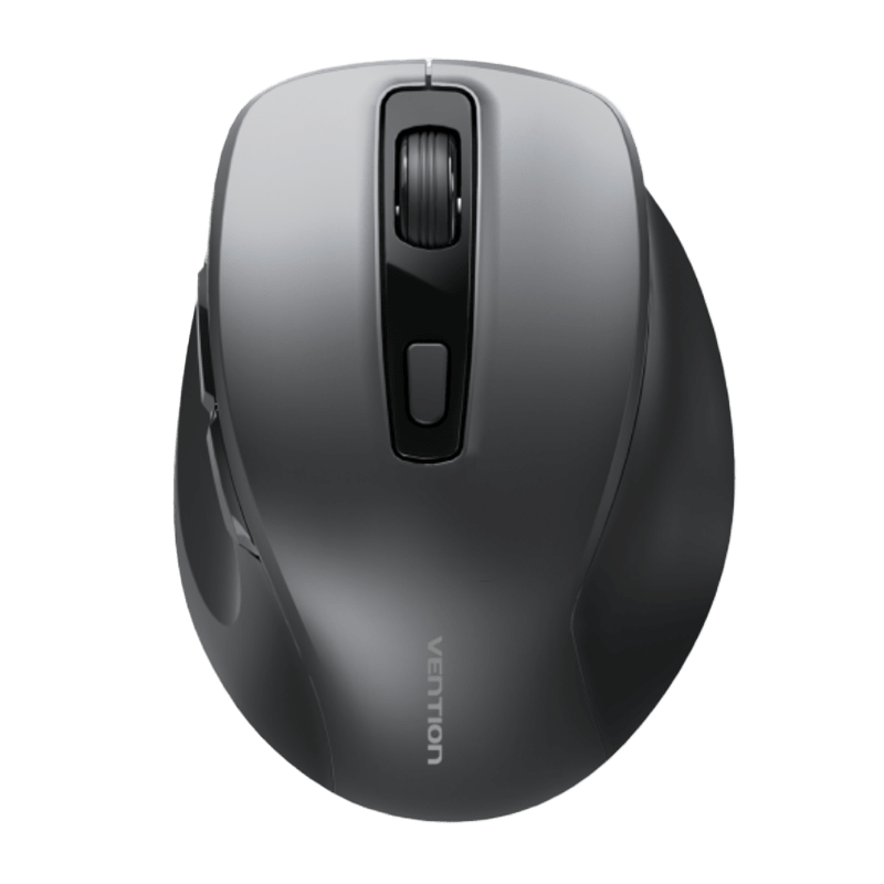 Vention 6-Button 2.4GHz Wireless Ergonomic Mouse Black Silent Type