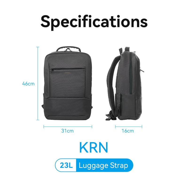 Vention Water-Repellent Laptop Backpack Black