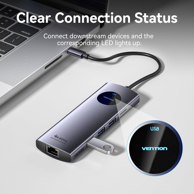 Vention 9-in-1 USB-C MST Docking Station