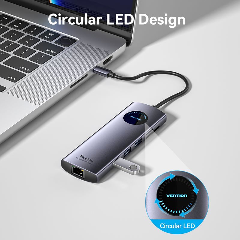 Vention 9-in-1 USB-C MST Docking Station