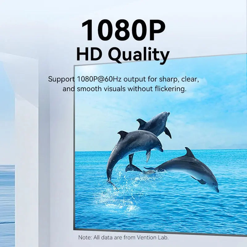 Vention VGA to HDMI™ Converter with Female Micro USB and Audio Port