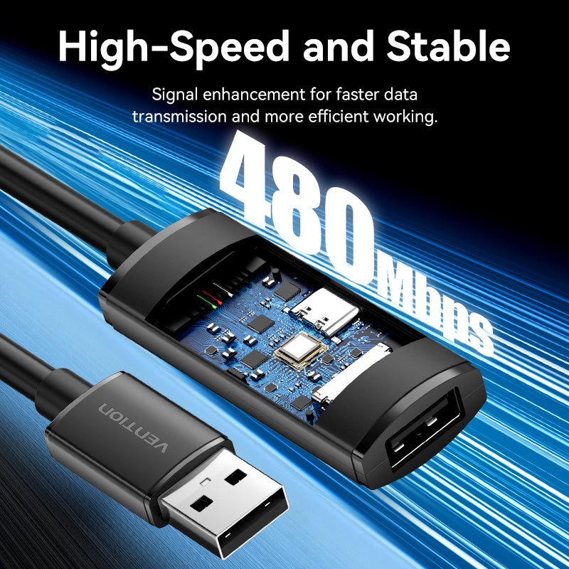 Vention USB 2.0 Active Extension Cable