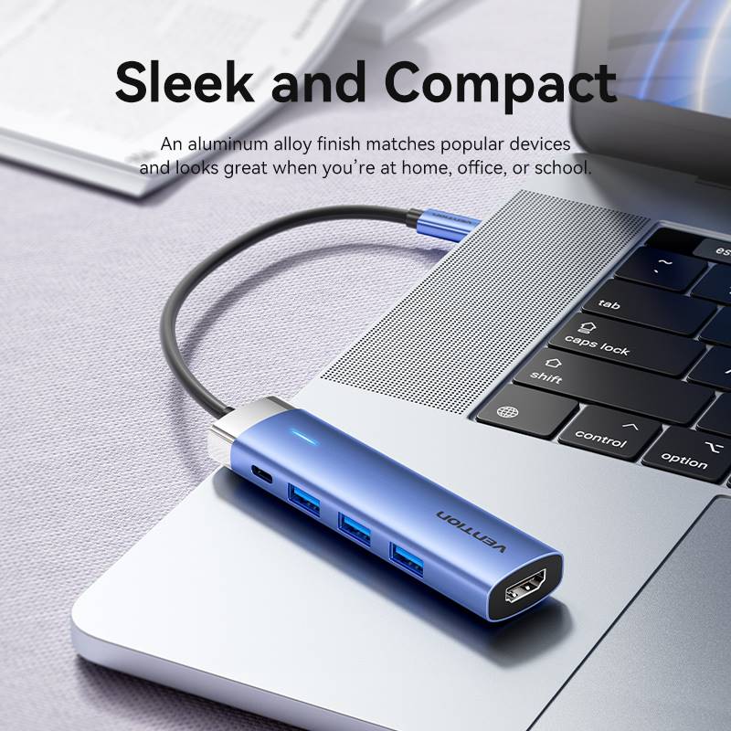 Vention  5-in-1 USB-C Docking Station