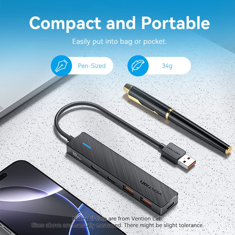 Vention 5-in-1 USB 3.2 Gen 2 Hub