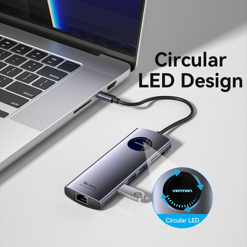 Vention 10-in-1 USB-C MST Docking Station