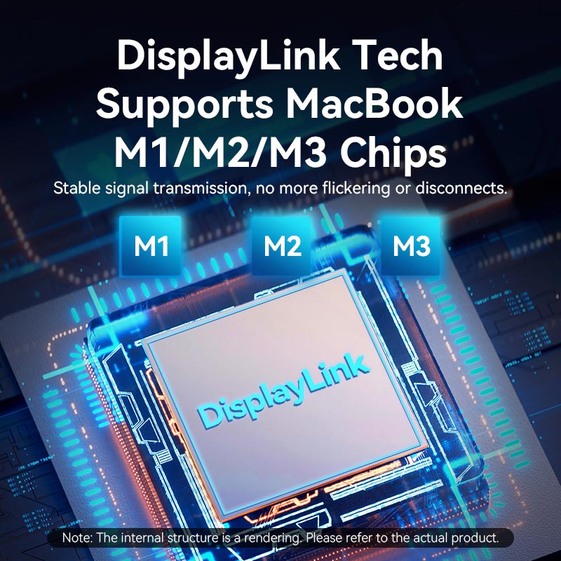 Vention 11-in-1 USB-C DisplayLink Docking Station