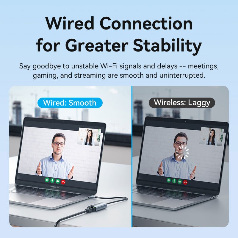Vention USB-C to Gigabit Ethernet Adapter 0.15M Gray Aluminum Alloy Type