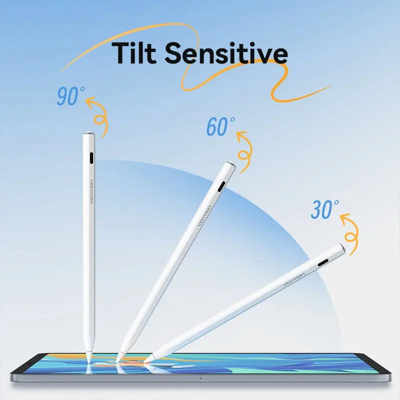 Vention Stylus Pen for iPad with Palm Rejection & Touch Switch White