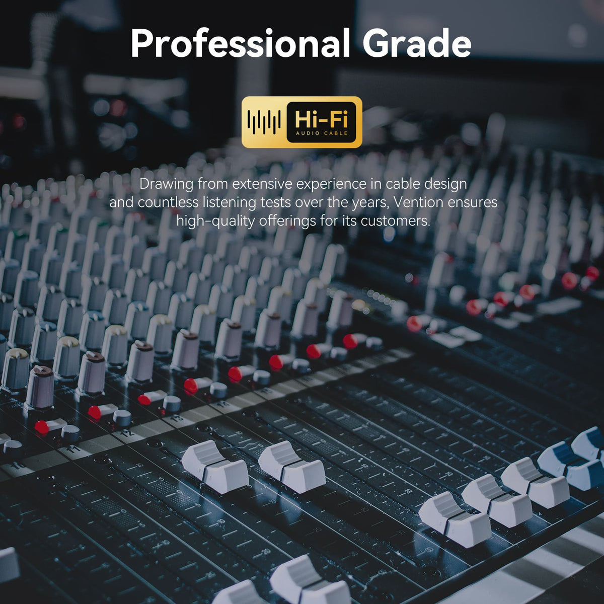 Vention XLR Male to XLR Female Microphone Cable (Hi-Fi)