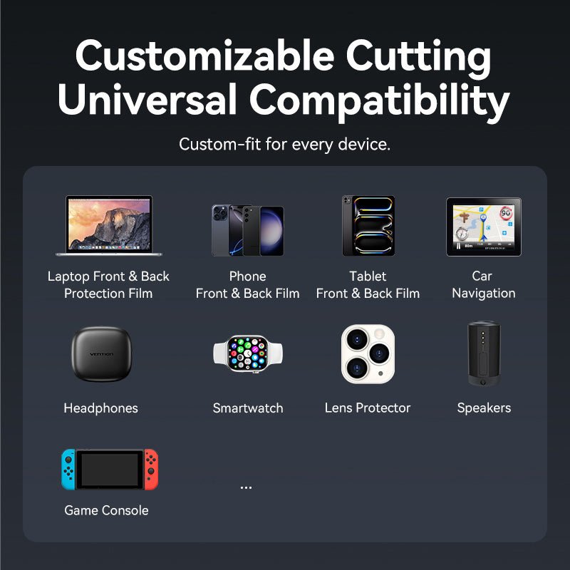 Vention Intelligent Screen Film Cutter with Touch Screen - EU Plug