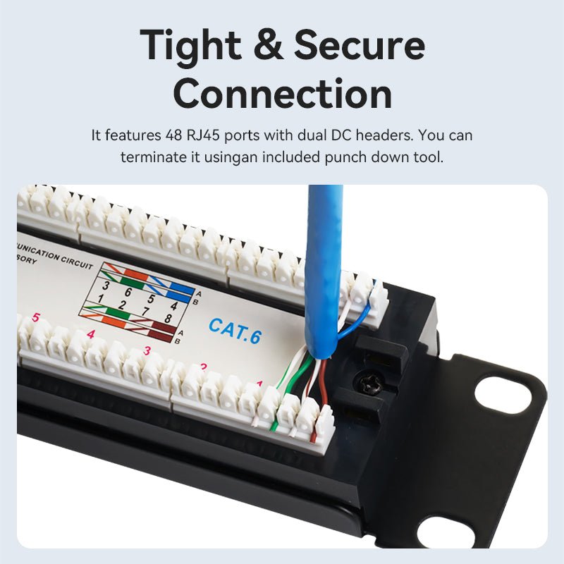 Vention 24-port Cat6 Unshielded Patch Panel