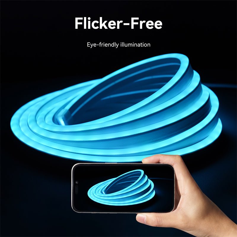 Vention Silicone Neon LED Strip Lights with IR Remote and USB 5V Power Supply
