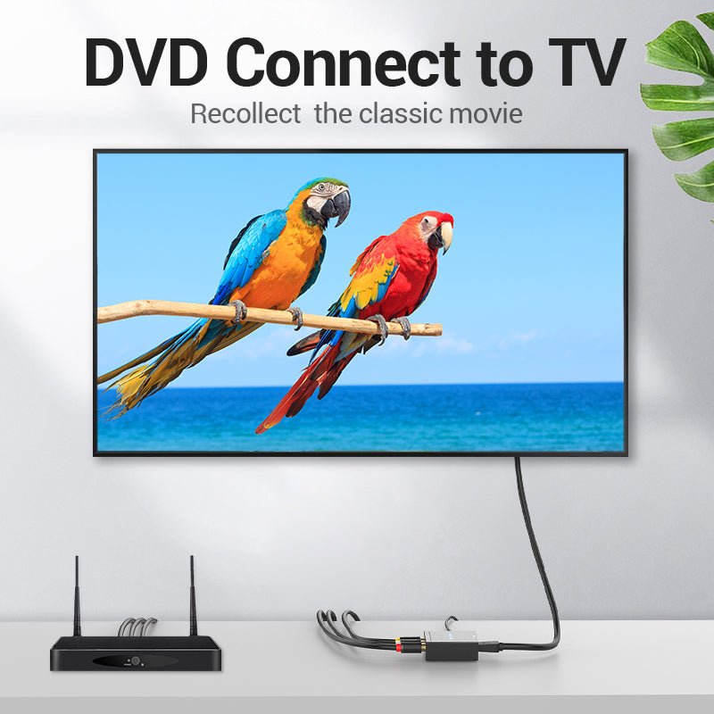 Vention RCA to HDMI™ Converter Black Metal Type