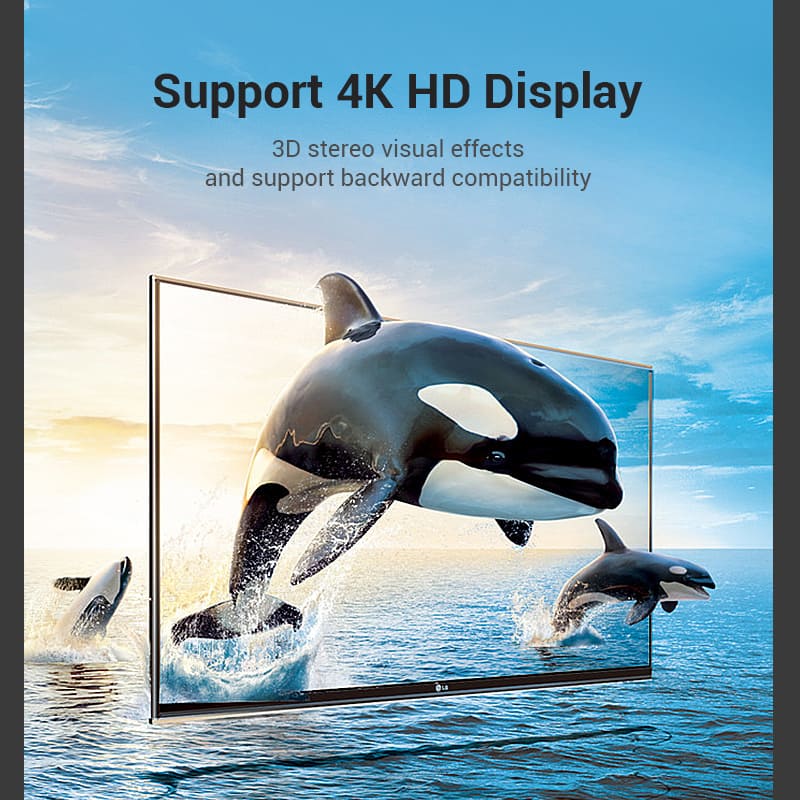 Vention HDMI™ 270 Degree Male to Female Adapter Black