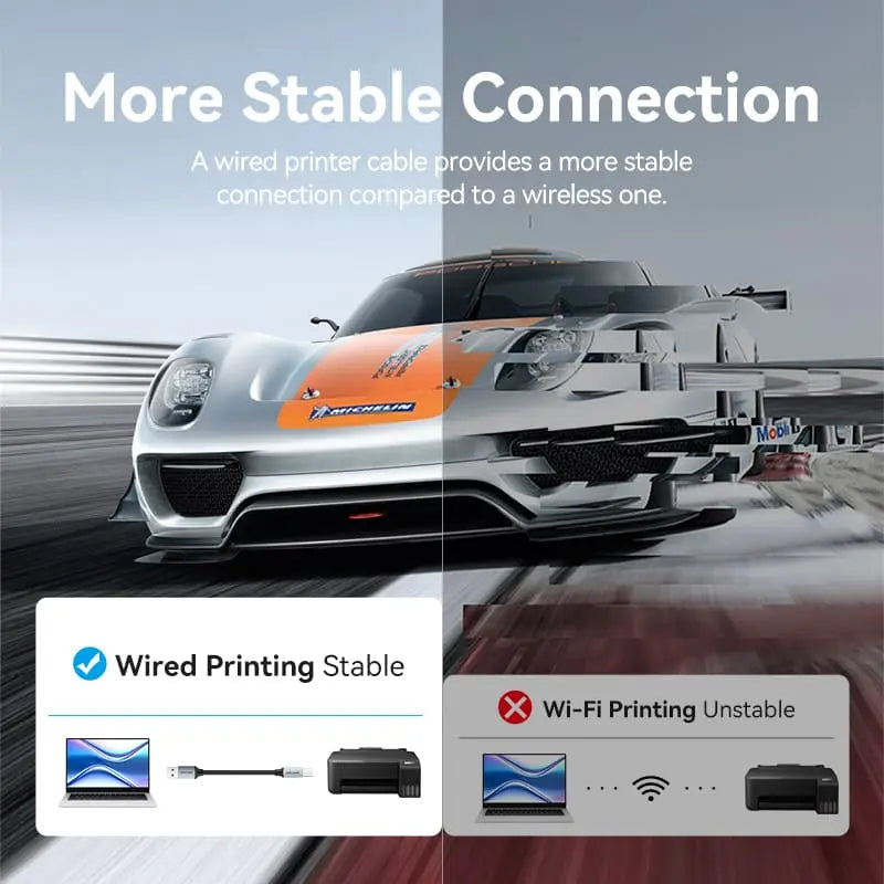 Vention USB 2.0 Type-A Male to Type-B Male Printer Cable