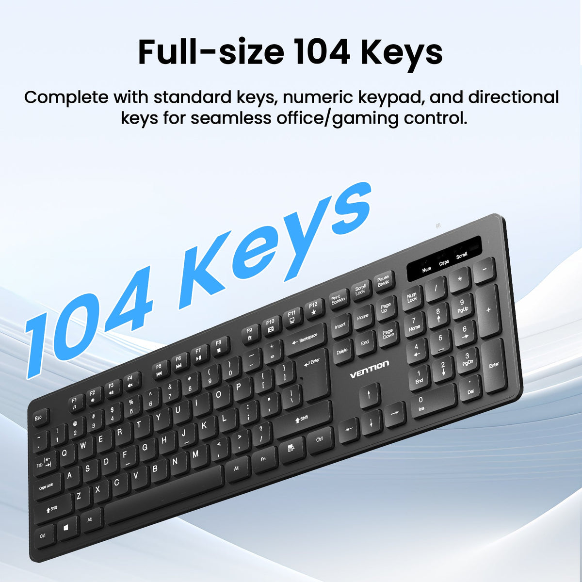 Wireless Keyboard and Mouse Combo