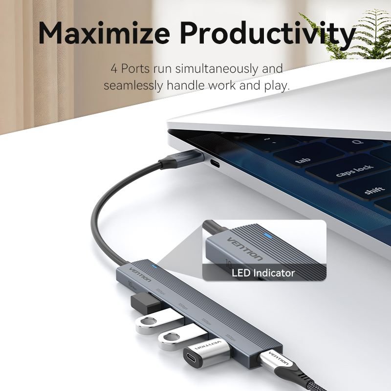 Vention 5-in-1 USB-C Mini Hub