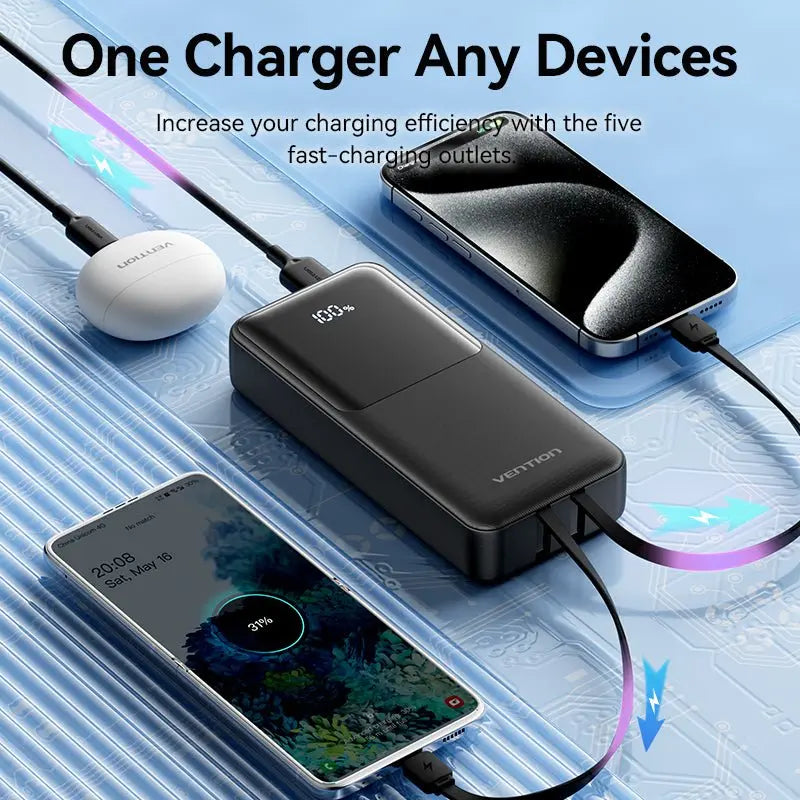 Vention 20000mAh Power Bank 22.5W